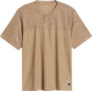Brixton Journey Tiger Camo Short Sleeve Henley