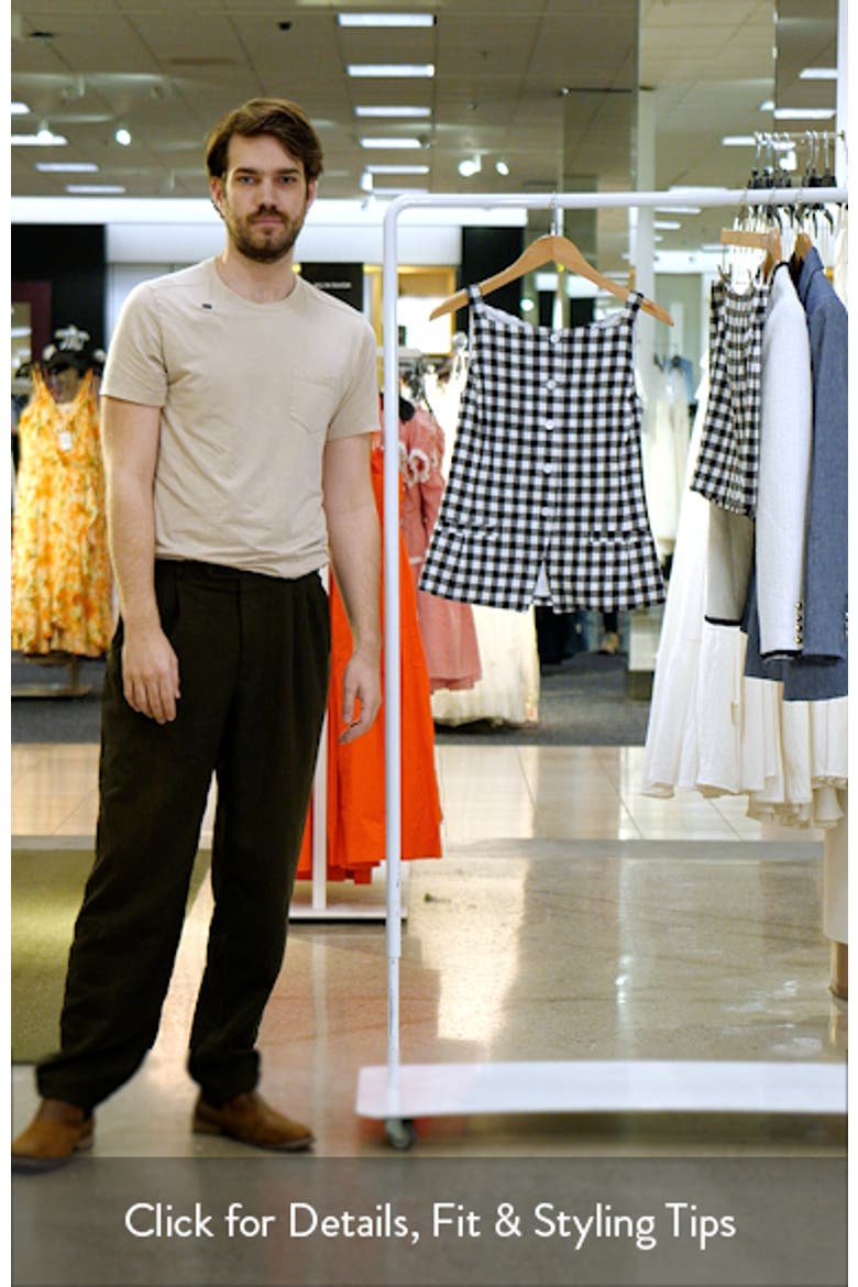 x Styled by COCO! Gracie Gingham Linen Blend Button-Up Vest video