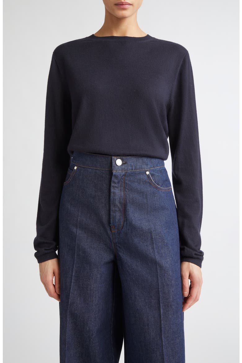 Marcia Cashmere Crewneck Sweater, Main, color, ULTRAMARINE