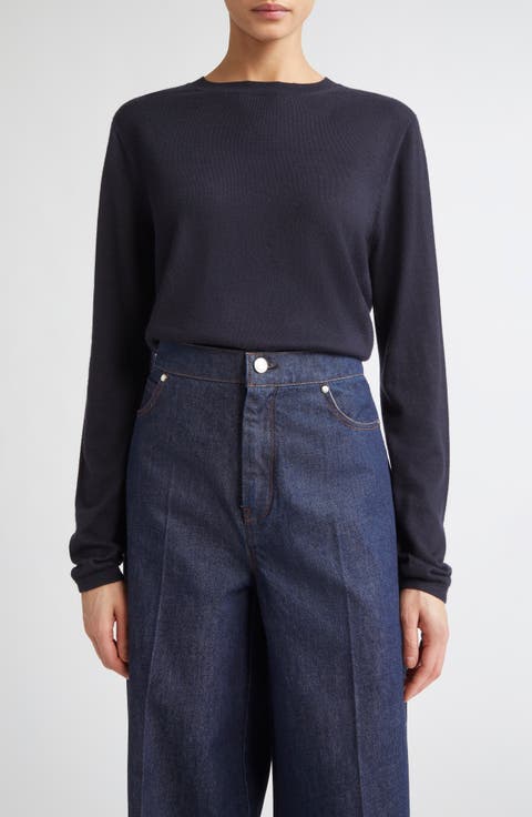 Marcia Cashmere Crewneck Sweater