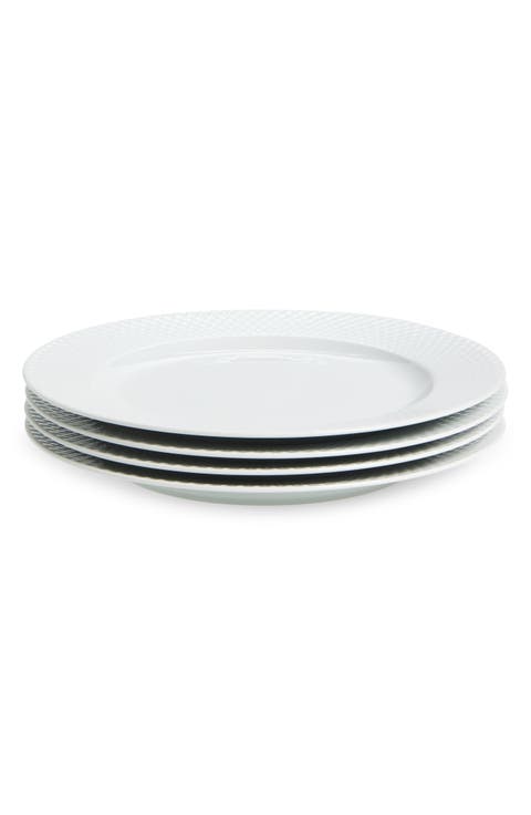 Rhombe Set of 4 Dinner Plates