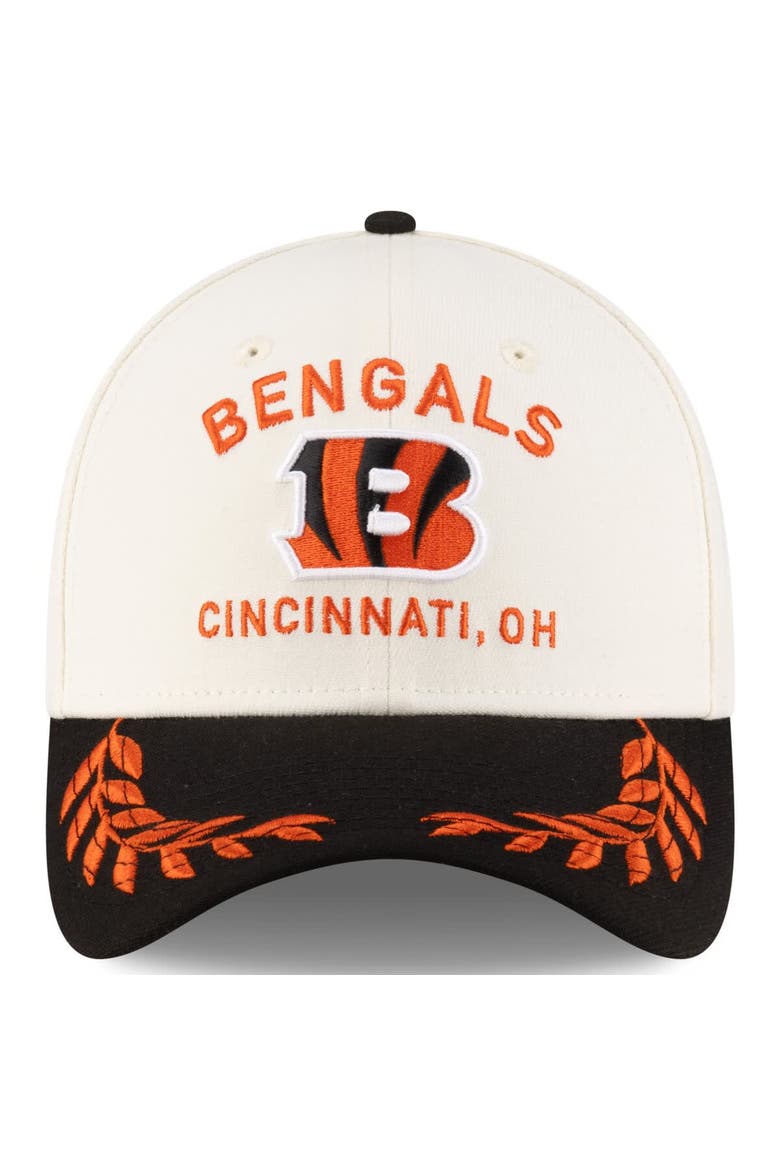 Men's New Era  Cream/Black Cincinnati Bengals 2025 NFL Draft 39THIRTY Flex Hat, Alternate, color, Cream