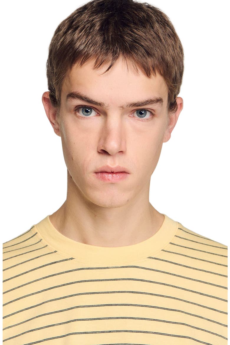 Striped T-shirt, Alternate, color, Yellow / black