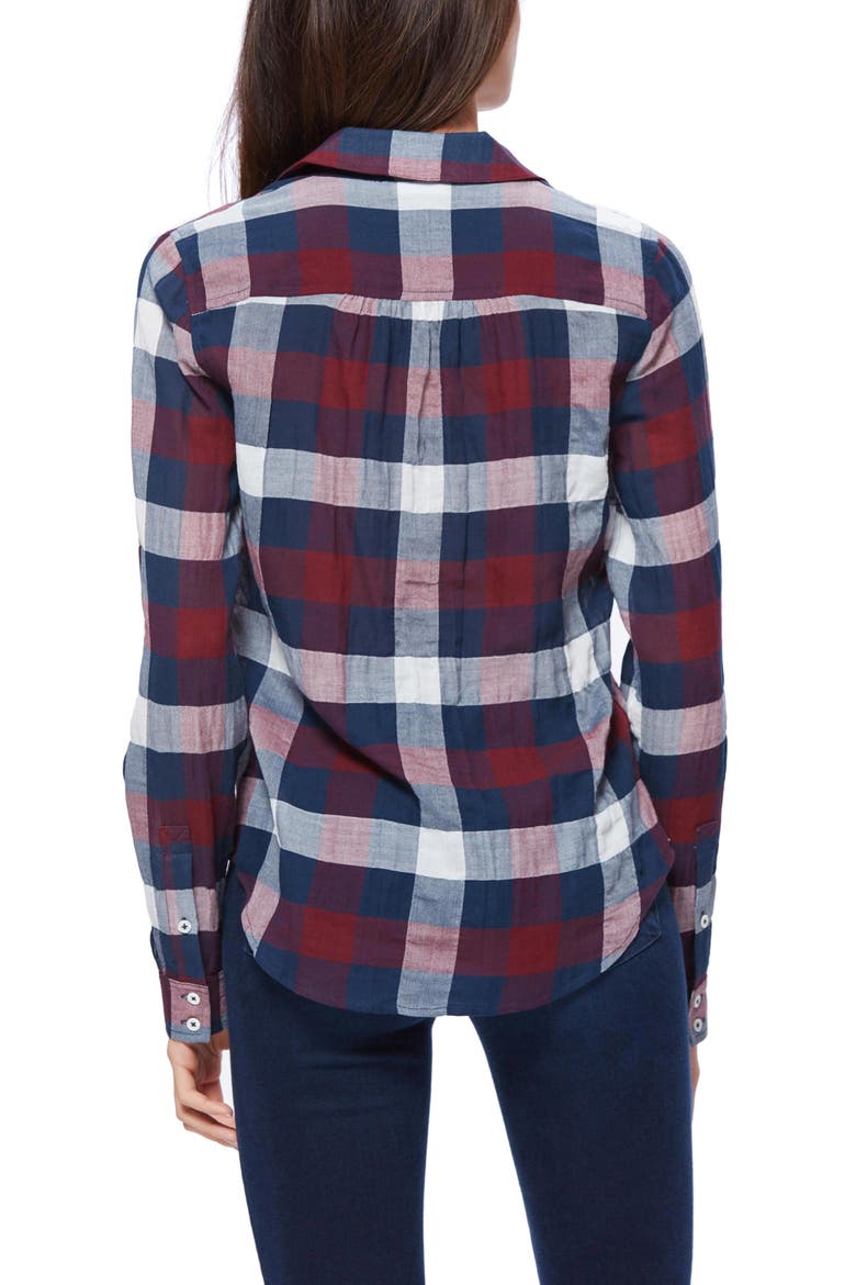 Neve Shirt, Alternate, color, BURGDY