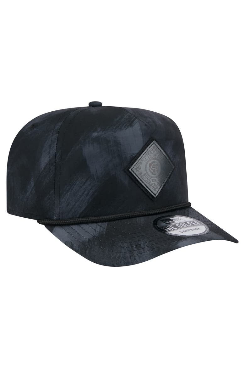 Men's New Era  Black St. Louis City SC Golfer Snapback Hat, Alternate, color, Black