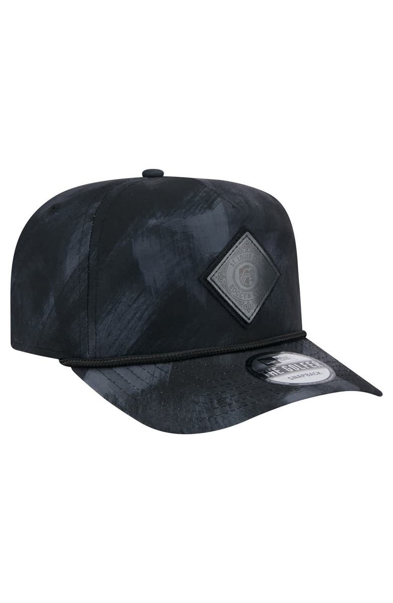 New Era Men's New Era Black St. Louis City SC Golfer Snapback Hat, Alternate, color, Black