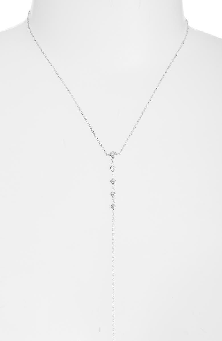 SHYMI Cubic Zirconia Body Chain, Alternate, color, Silver