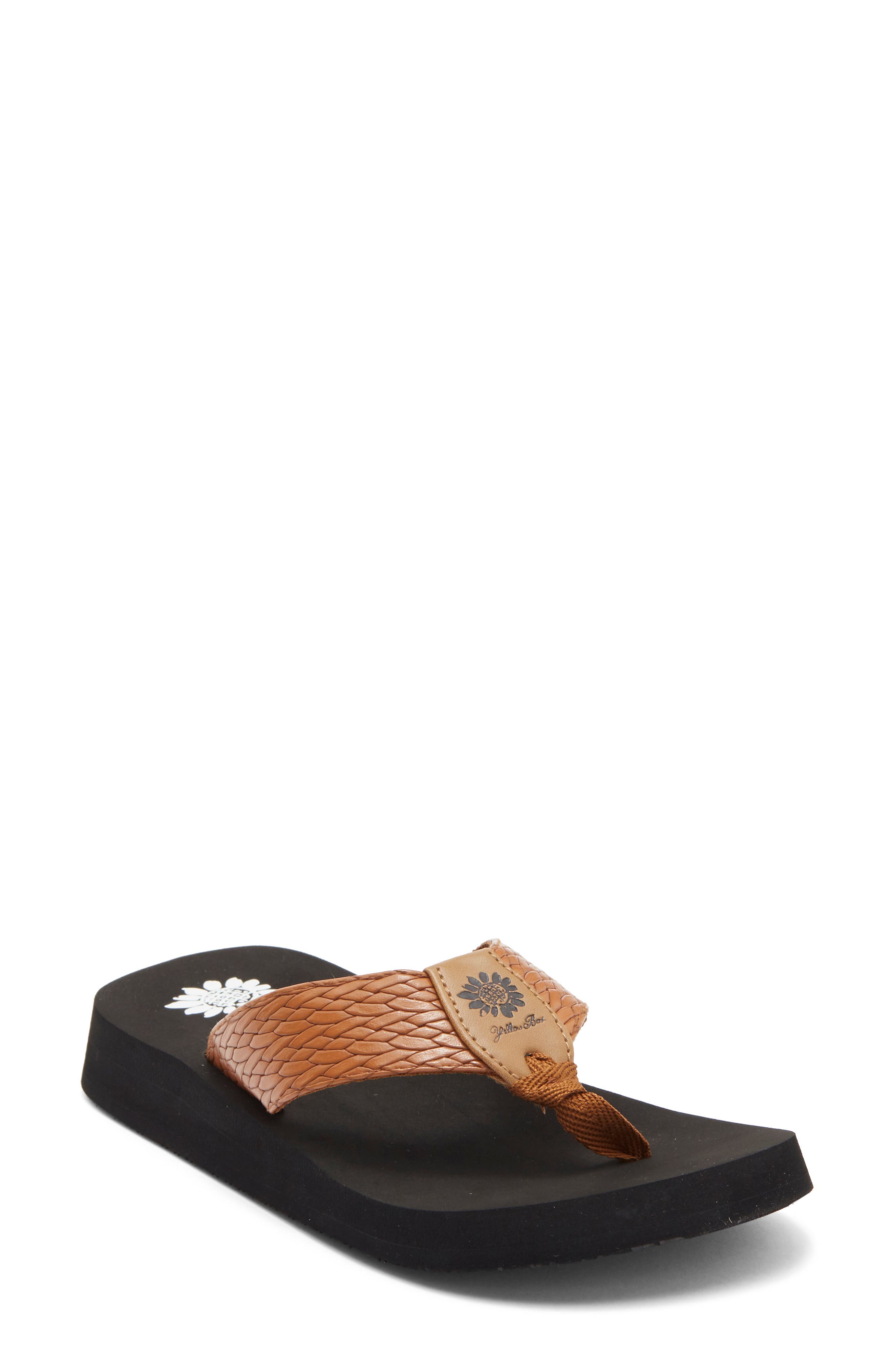 Yellow Box Premium Flax Flip Flop