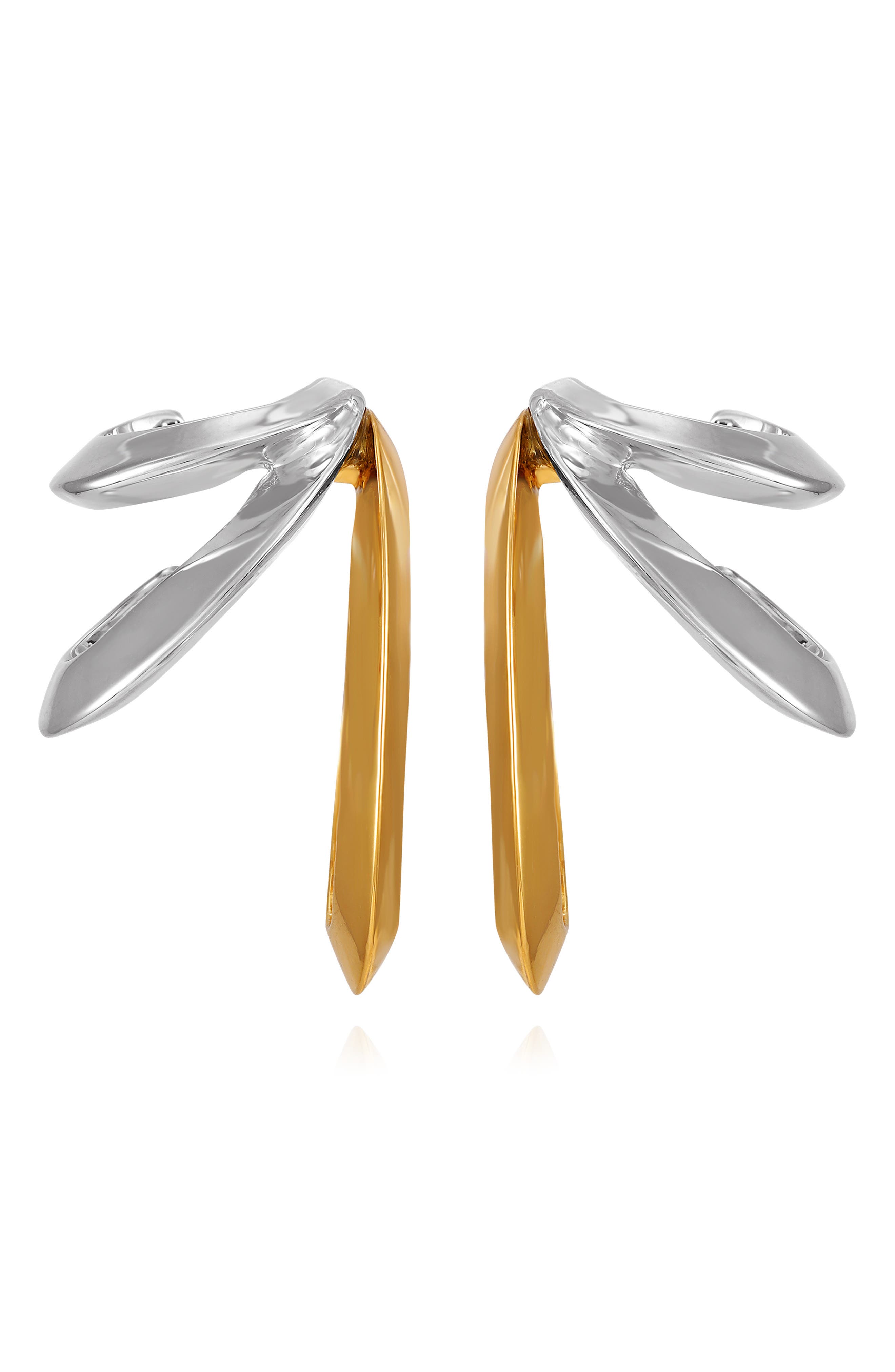 Vince Camuto Two-Tone Hoop Earrings