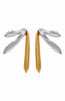 Vince Camuto Two-Tone Hoop Earrings