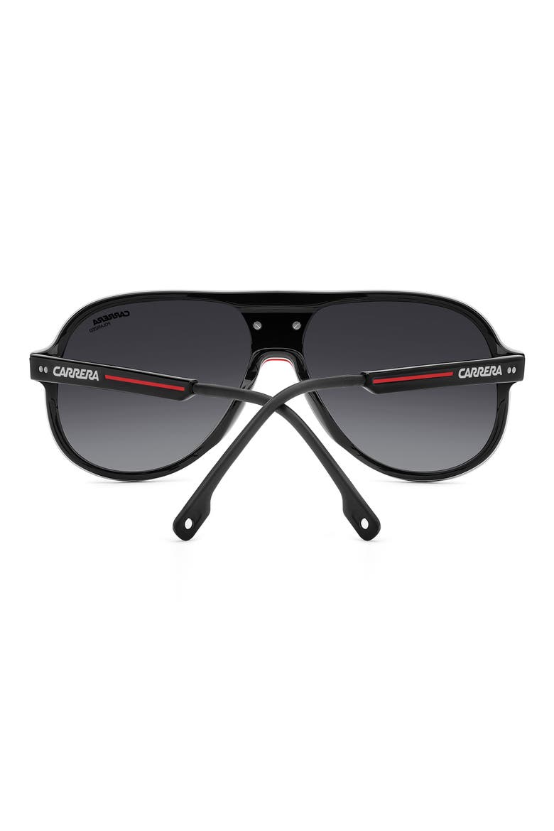 C Sport 59mm Gradient Shield Sunglasses, Alternate, color, BLACK/ GREY SF POLAR