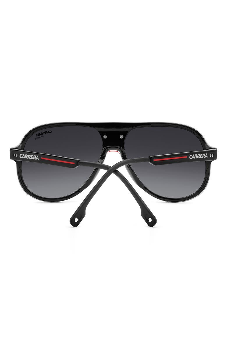 Carrera Eyewear C Sport 59mm Gradient Shield Sunglasses, Alternate, color, Black/ Grey Sf Polar