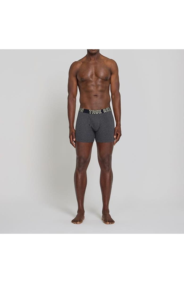 True Religion Boxer Briefs Stretch Underwear Pack of 6, Alternate, color, Black/Gold