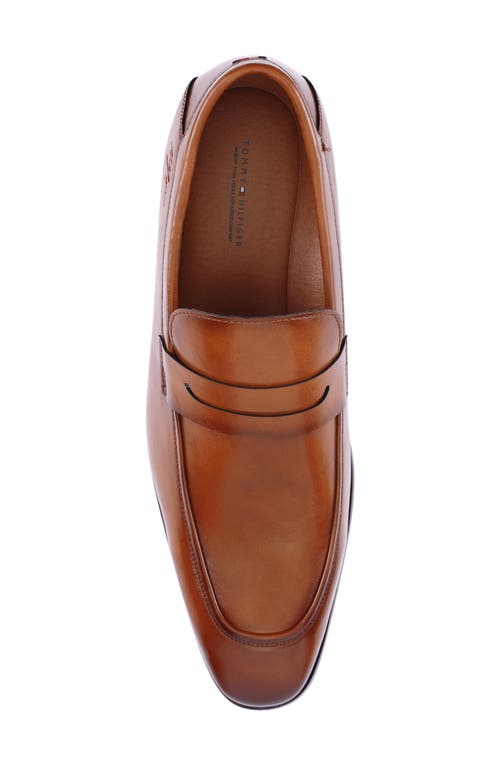 Tommy Hilfiger Simol Penny Loafer In Medium Brown