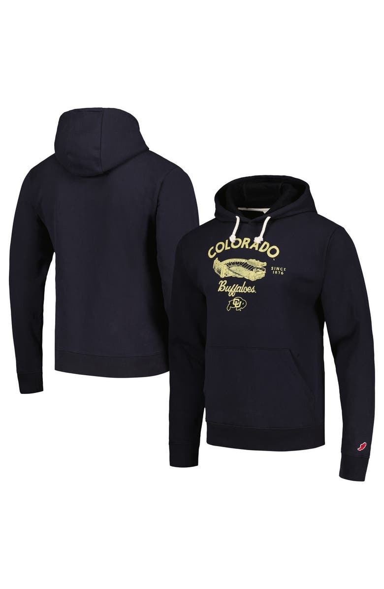 LEAGUE COLLEGIATE WEAR Men's League Collegiate Wear Black Colorado Buffaloes Stadium Essential Pullover Hoodie, Alternate, color, Black