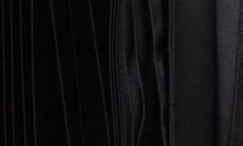NOIR KEI NINOMIYA NOIR KEI NINOMIYA PLEATED SATIN MIDI DRESS