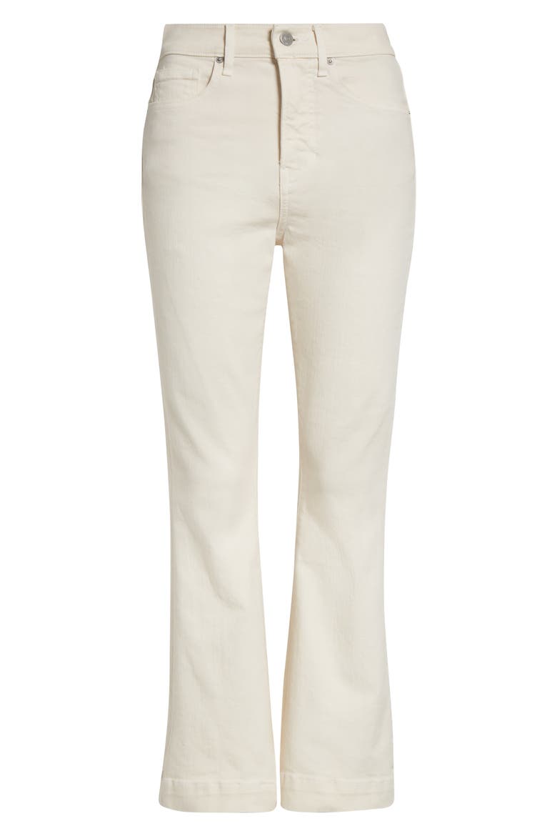 Carson High Waist Flare Ankle Jeans, Alternate, color, ECRU