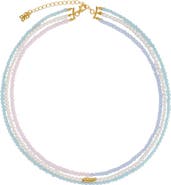 Ottoman Hands Waterproof Layered Beaded Necklace