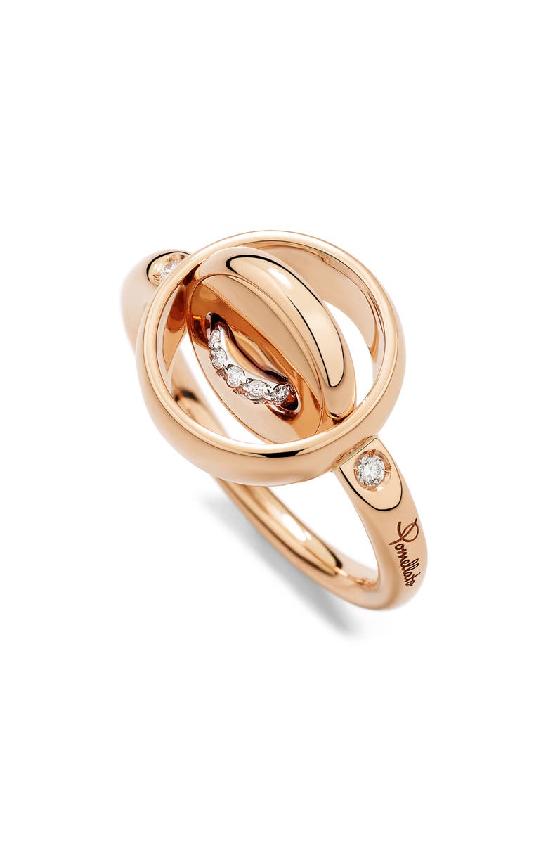 Pomellato Pom Pom Dot Turquoise & Diamond Ring, Alternate, color, Turquoise