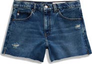 AG Halle High Waist Cutoff Denim Shorts