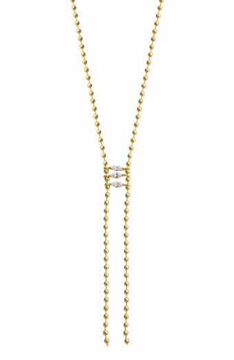 Cubic Zirconia Y-Necklace