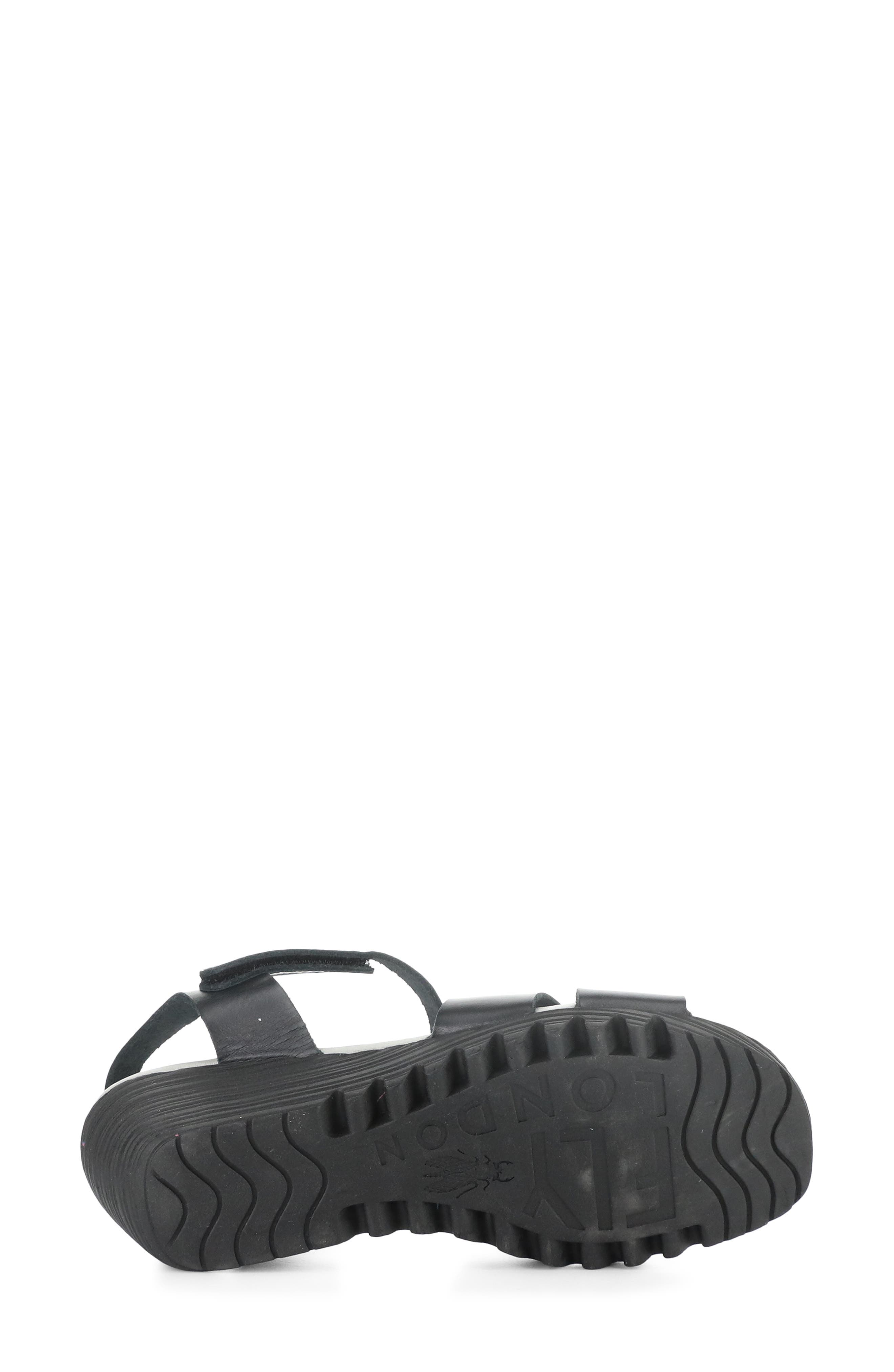 Fly London Olla Ankle Strap Wedge Sandal, Alternate, color, 