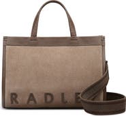 Radley Alba Place Small Suede Zip Top Tote