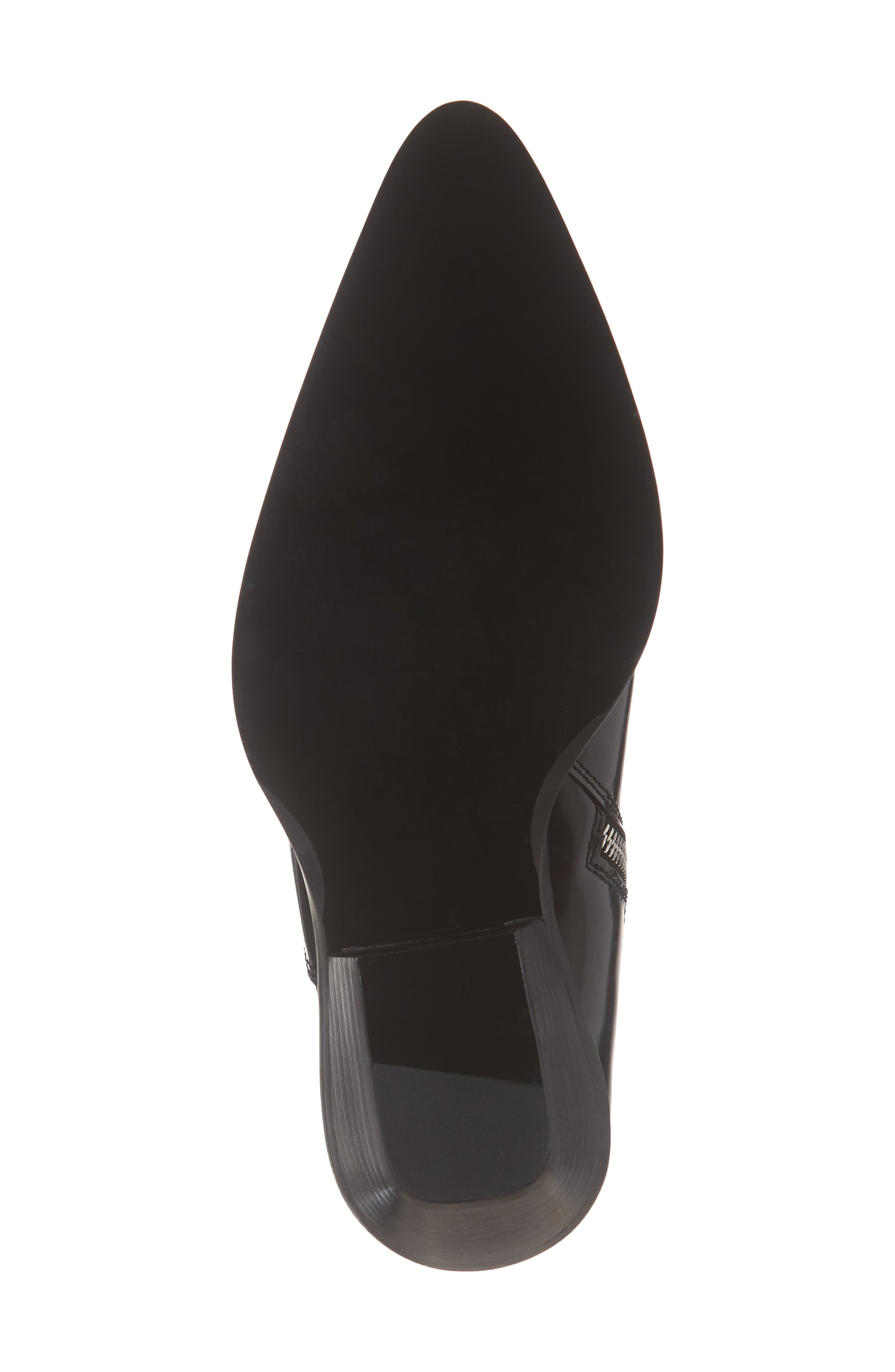 Calvin Klein Arianna Bootie, Alternate, color, BLACK LEATHER