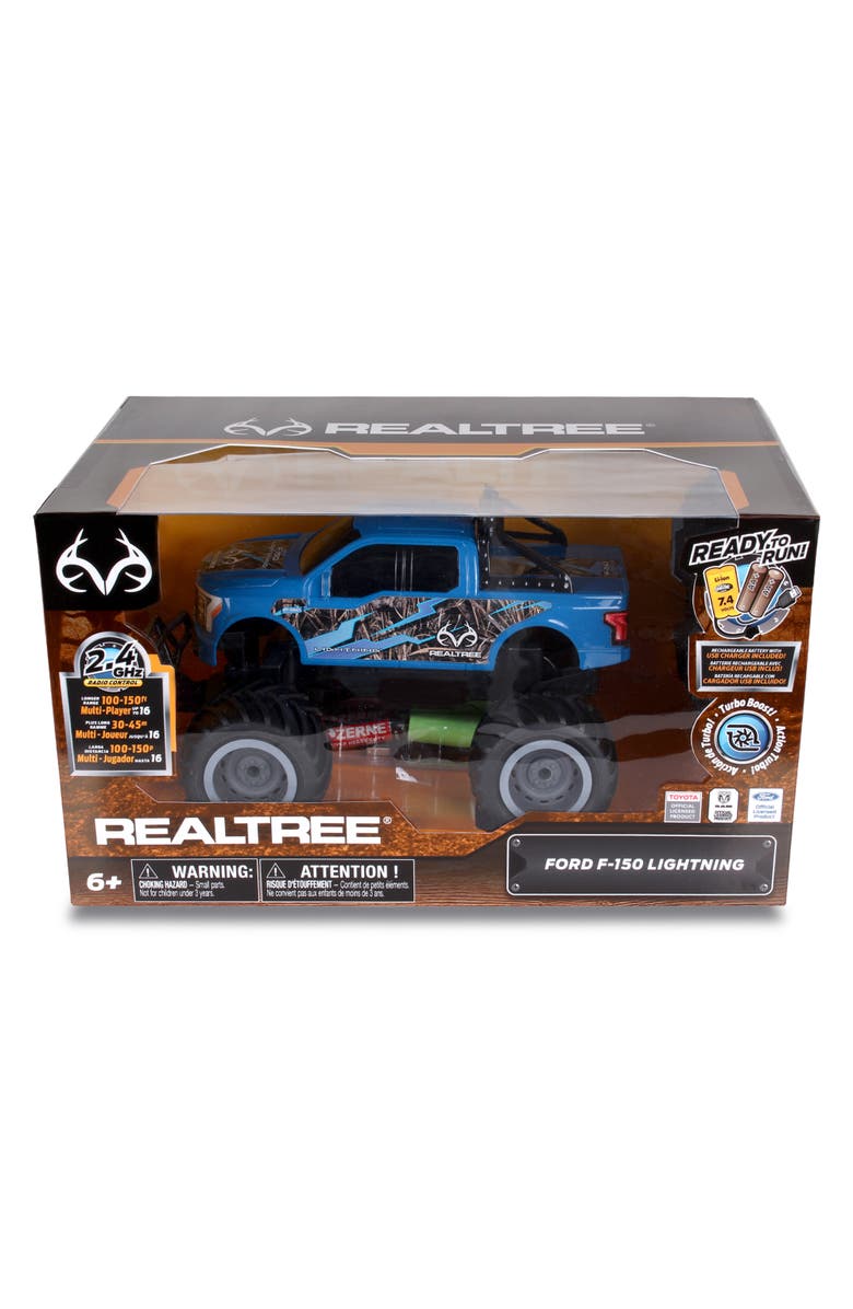 REALTREE Rtr Rc Ford F150 Lightning Blue 2.4 Ghz High Performance, Alternate, color,