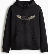 H&M Loose Fit Printed Hoodie