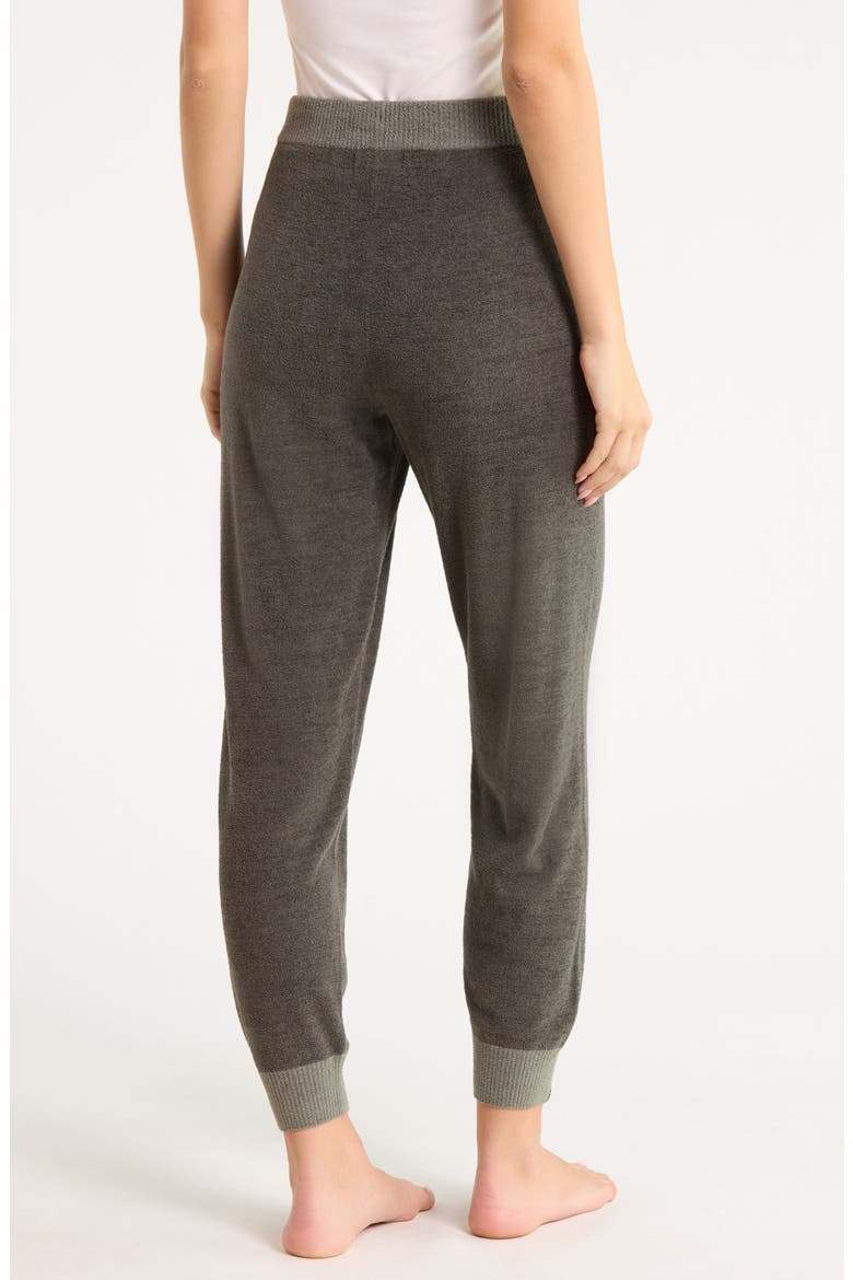 CozyChic Ultra Lite® Colorblock Joggers, Alternate, color, DARK MOSS/ SPRUCE
