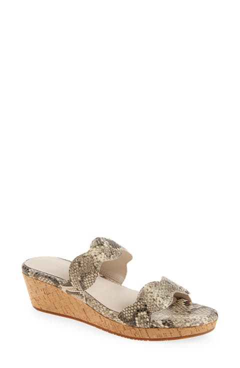 Fira Platform Wedge Slide Sandal (Women)