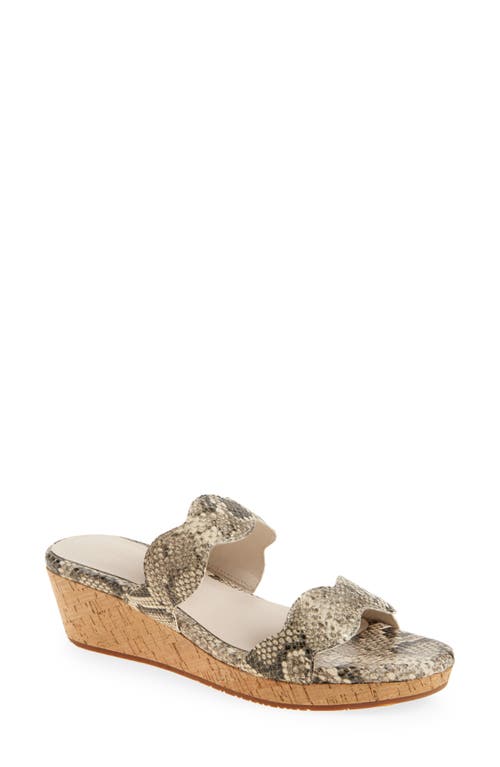 CHOCOLAT BLU CHOCOLAT BLU FIRA PLATFORM WEDGE SLIDE SANDAL 