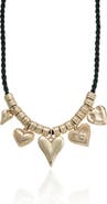 Ettika Heart Cord Pendant Necklace