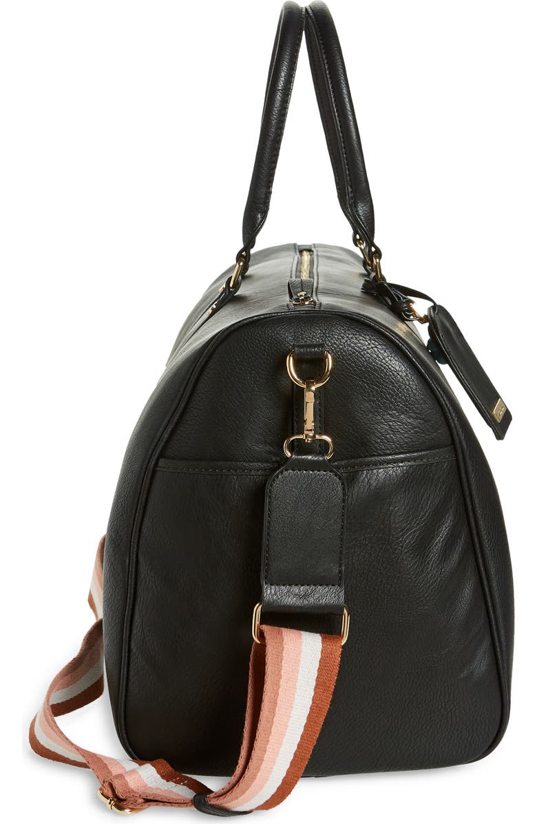 Mali + Lili Mollie Large Vegan Leather Overnight Duffle Bag, Alternate, color,