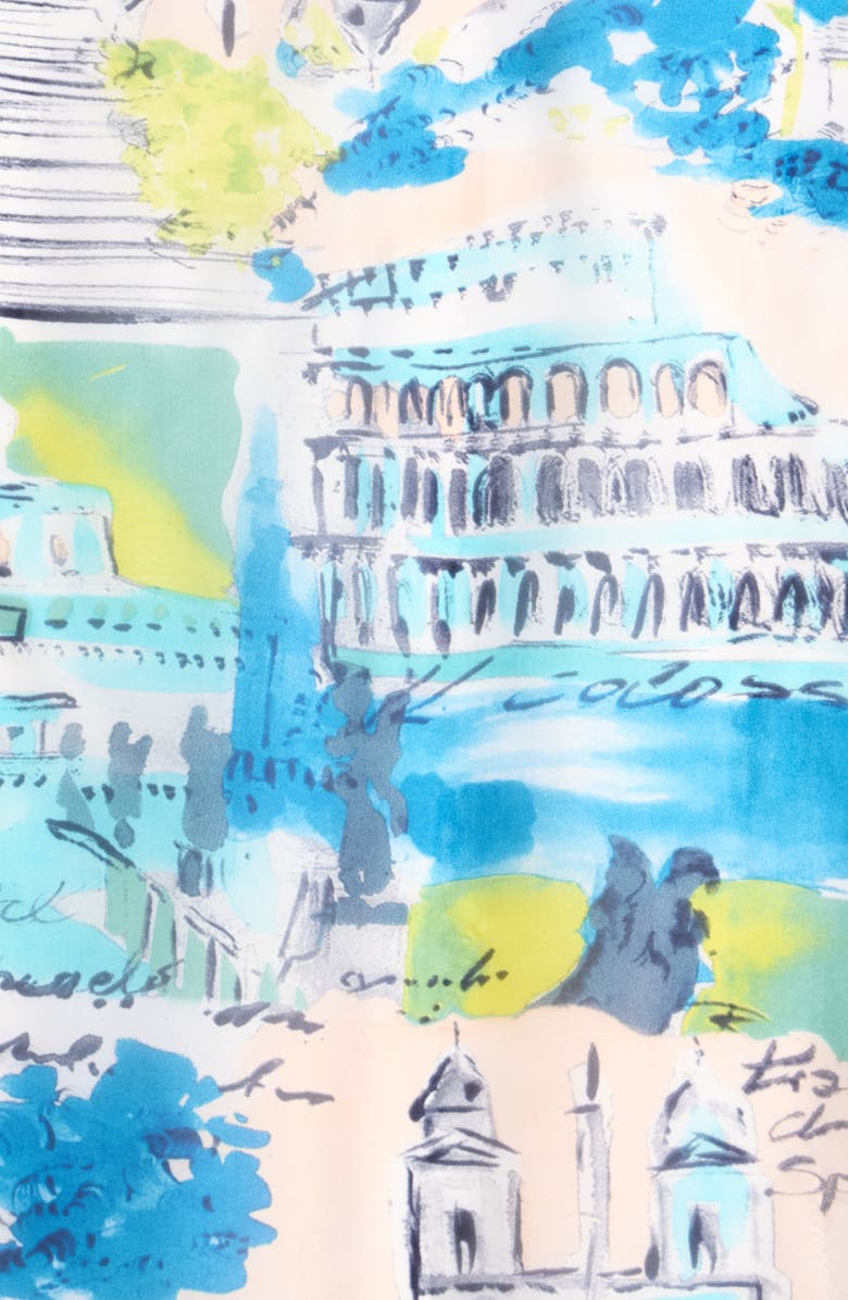 Vince Camuto Roman Holiday Scarf, Alternate, color, Ocean