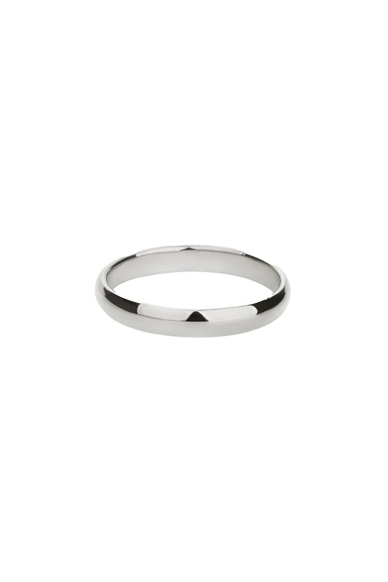 Sterling Silver 18k Gold Plated Ingrid Ring Delicate Modern Dainty, Main, color, Silver