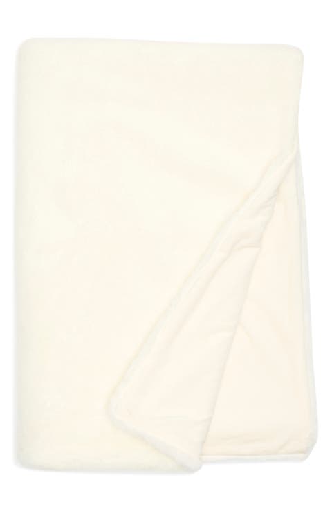 Faux Fur Throw Blanket