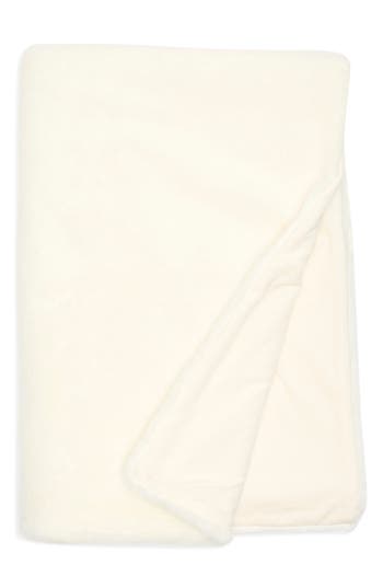 Nordstrom Rack Faux Fur Throw Blanket In White