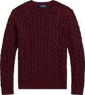 Polo Ralph Lauren Cable Knit Cotton Crewneck Sweater