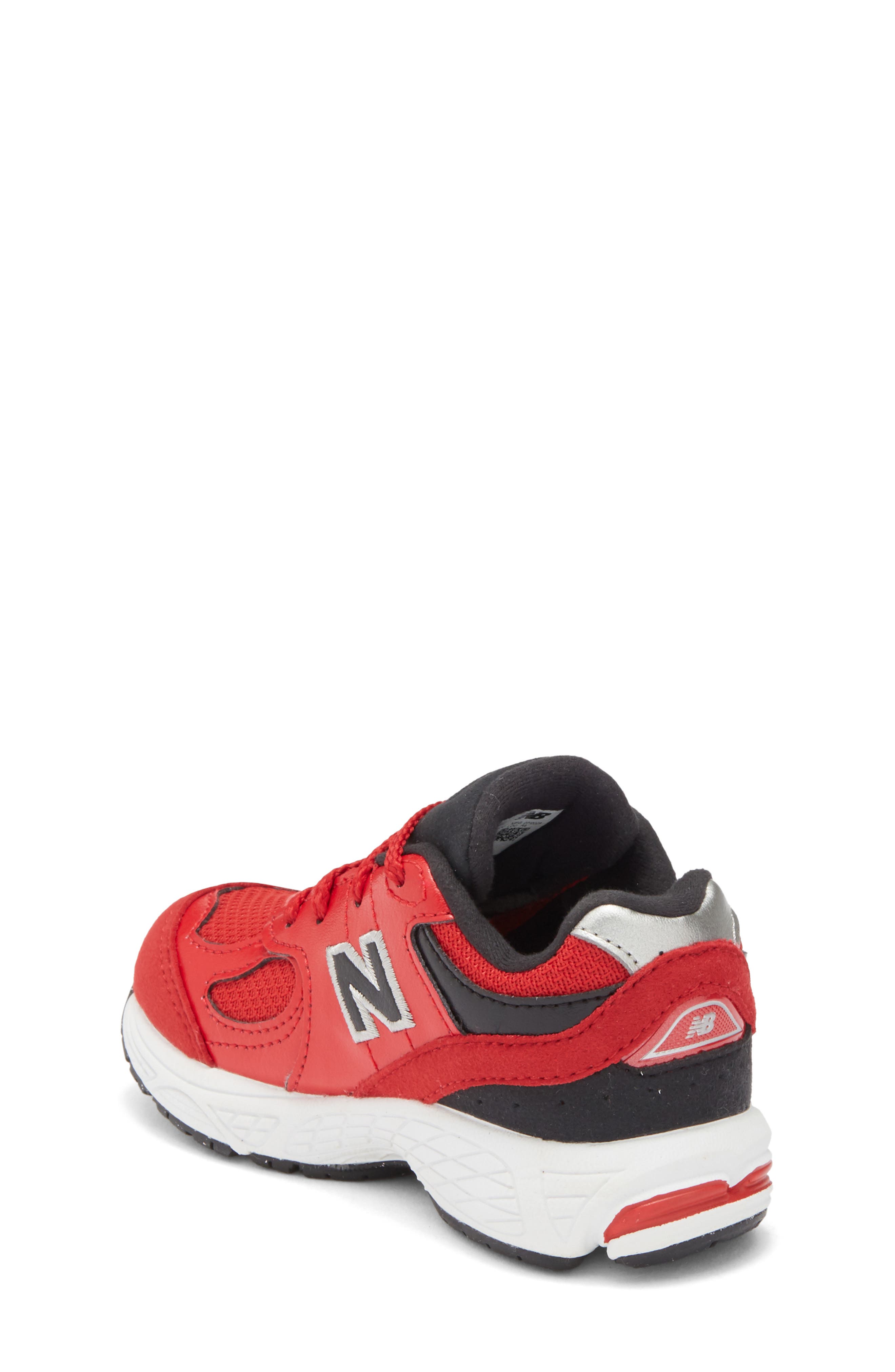 New Balance Kids' 2002 Sneaker, Alternate, color, Team Red/ Black