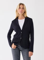 Majestic Filatures Soft Touch Two Button Blazer