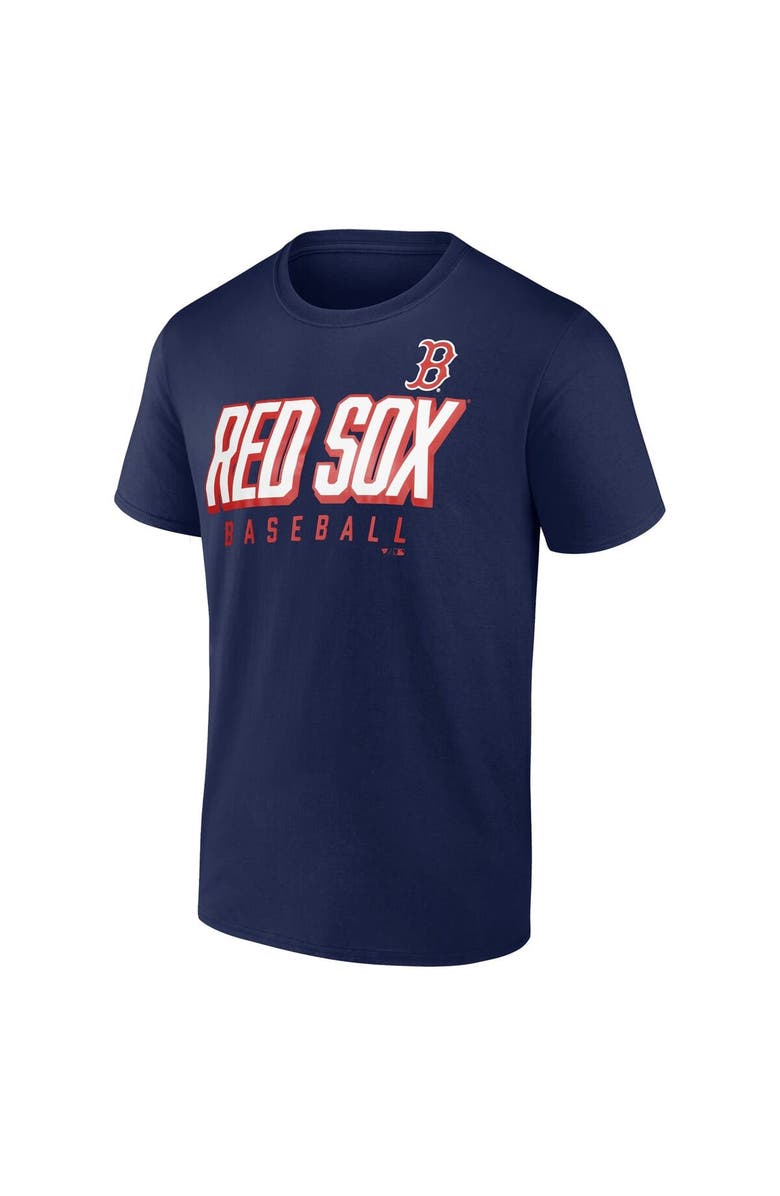 FANATICS Men's Fanatics  Navy Boston Red Sox Team Logo T-Shirt, Alternate, color, Navy