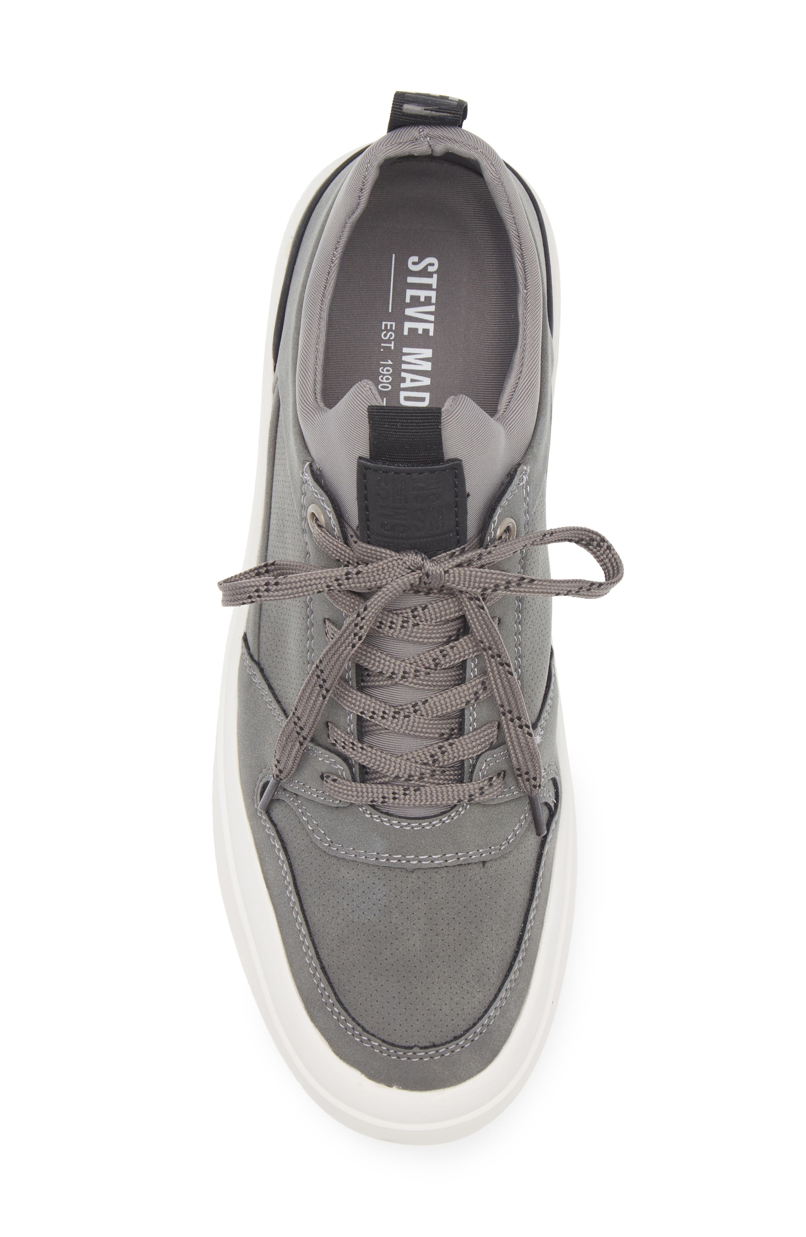 Steve Madden Playto Sneaker, Alternate, color, Dark Grey