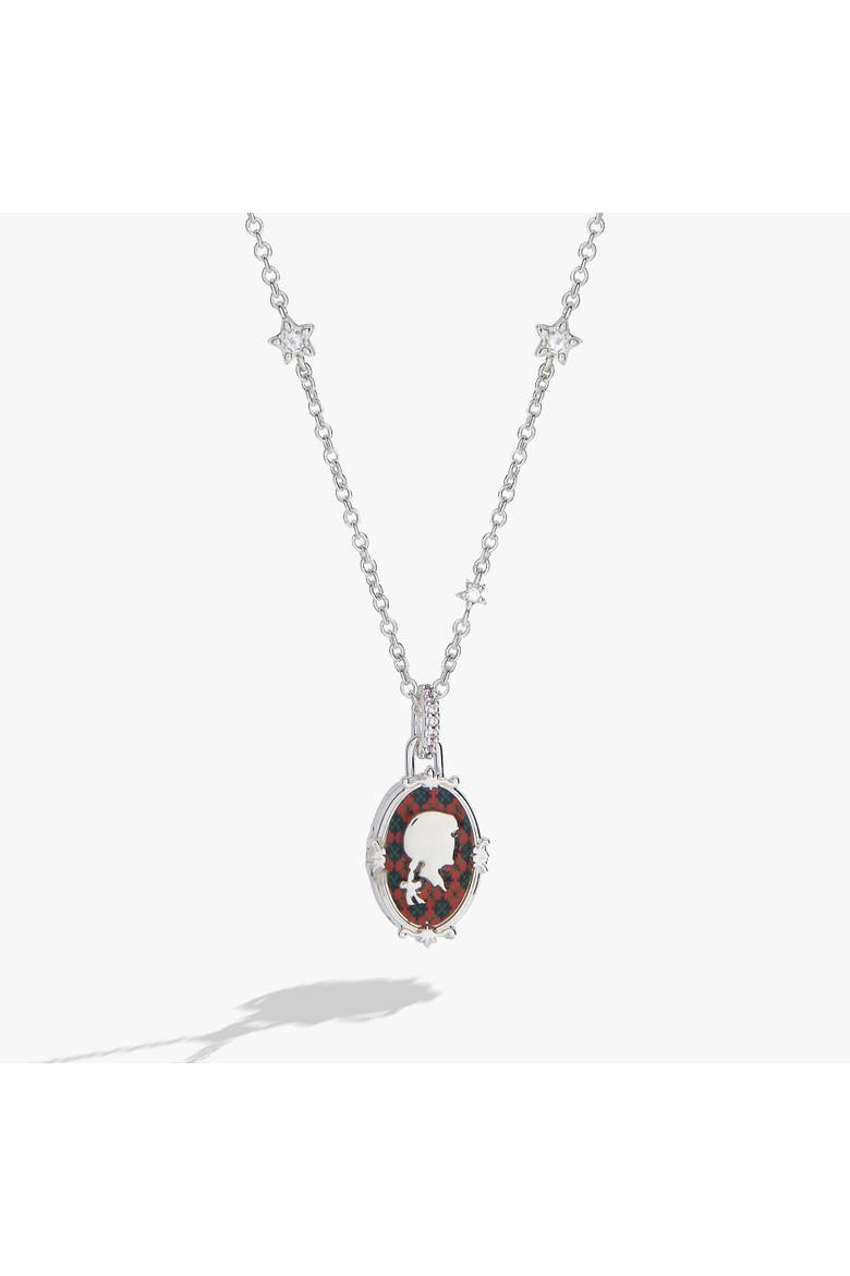 American Girl® Molly 'Lovable' Locket Necklace, Main, color, Silver
