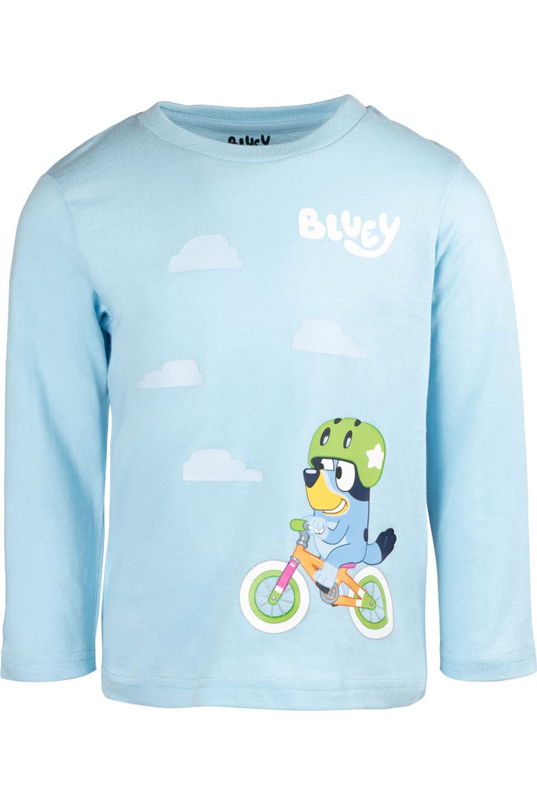 2-Pack Long Sleeve Tees, Alternate, color, Light Blue Grey