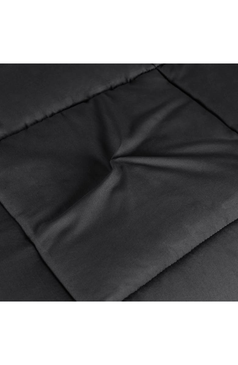 Superior Reversible Down Alternative Comforter, Alternate, color, Black