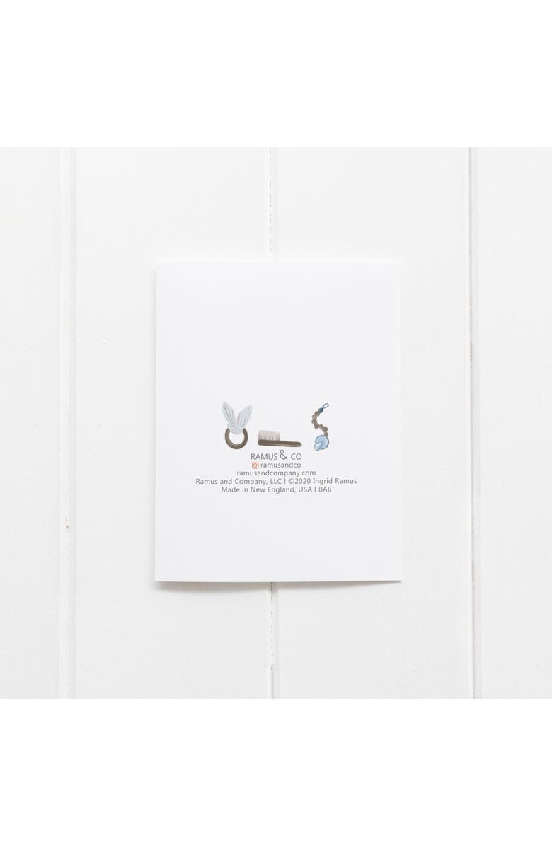 Ramus & Co New Baby Greeting Card Pack (3ct) "Congrats Baby Flat Lay", Alternate, color, Multi-Pack