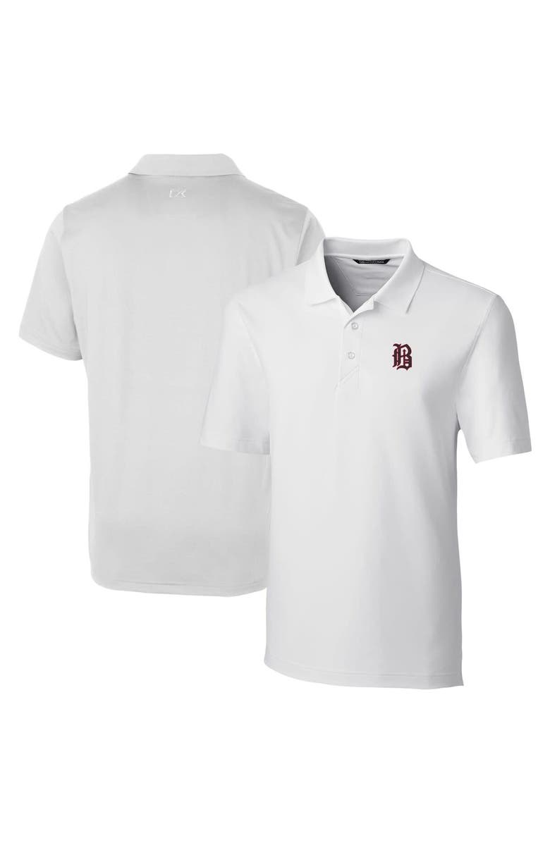 Cutter & Buck Men's Cutter & Buck  White Birmingham Barons Big & Tall DryTec Forge Stretch Polo, Main, color, 