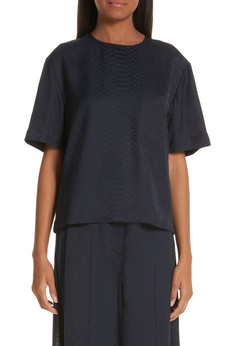 Stella McCartney Snake Woven Top, Main, color,